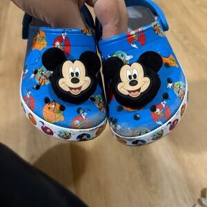 Disneyland Mickey Mouse Kids crocs - Blue